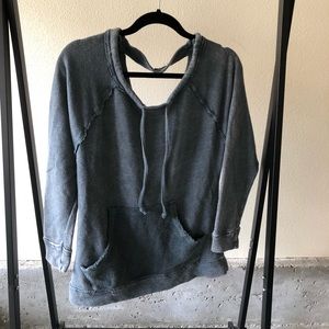Free People Distressed Sweatshirt